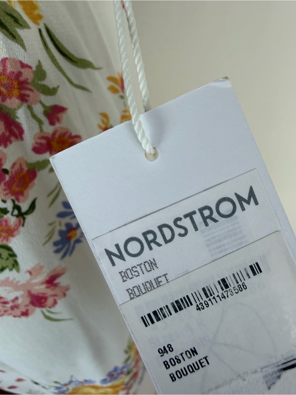 NWT Reformation Boston Bouquet Floral Midi Dress White Pink Size 6 - Picture 8 of 11